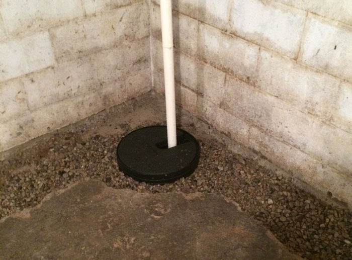 sump pump and inside drain tile